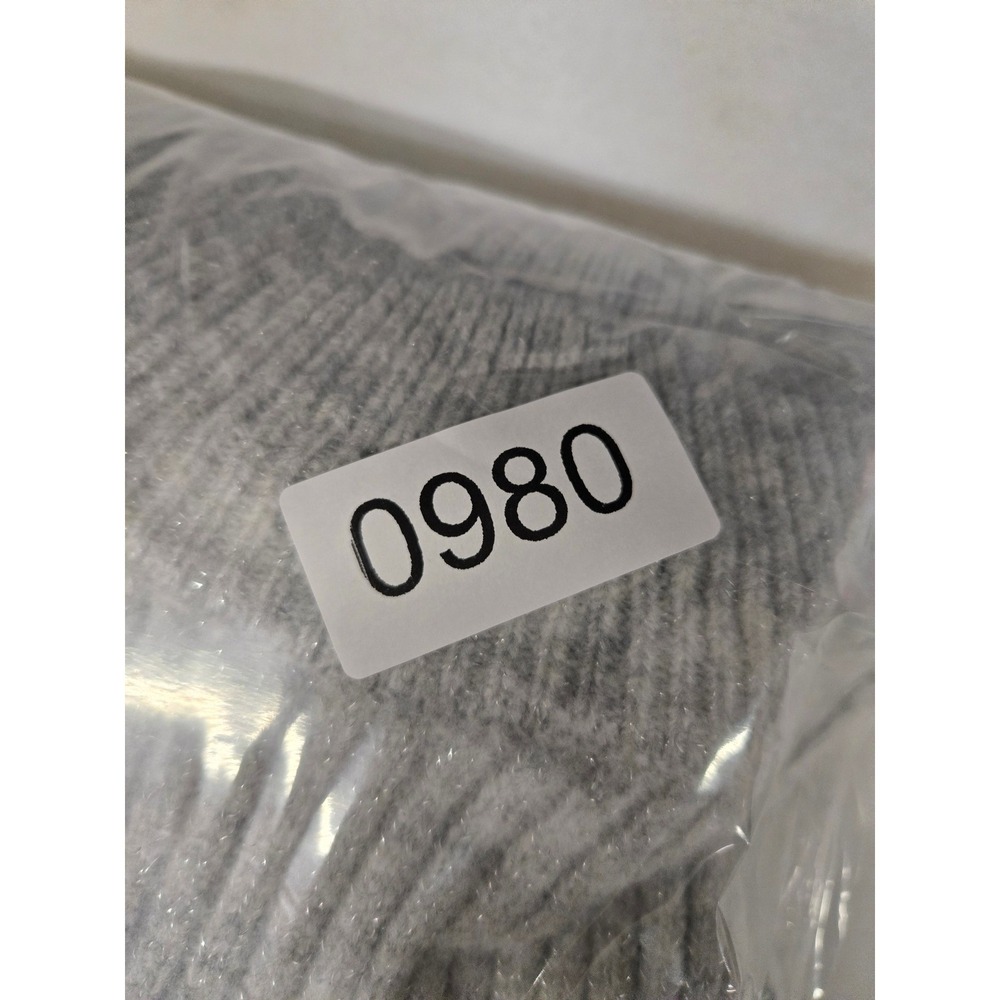 A New Day Womens Gray Ribbed Mock Neck Metallic Sweater Dress Size M NEW - Picture 11 of 11